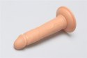 Duży gruby żylasty penis dildo z przyssawka 19 cm