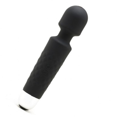 Iwand black rechargeable silicone bodywand massager