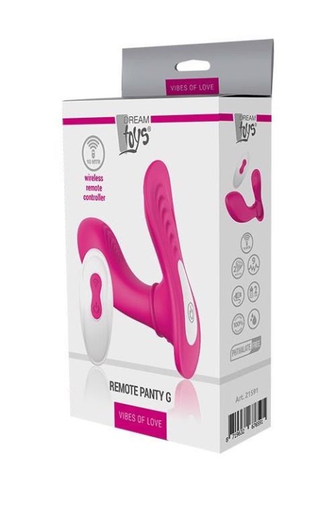 VIBES OF LOVE REMOTE PANTY G MAGENTA