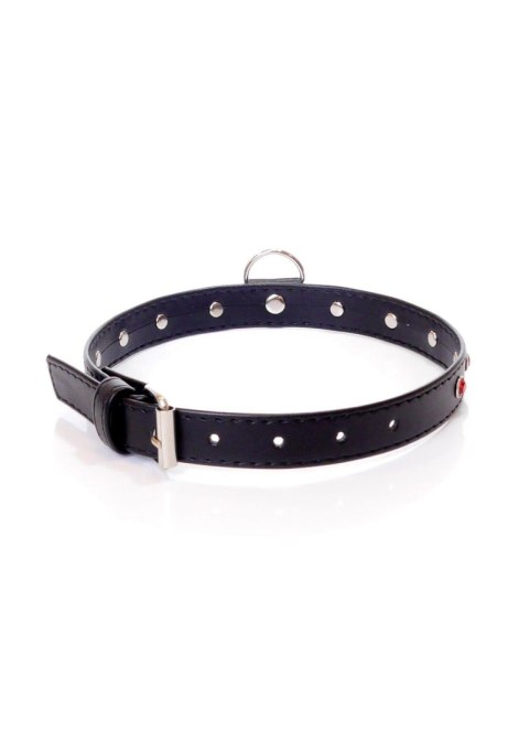 Bdsm bondage dominacja obroża 2cm skórzana czerwon Bdsm bondage dominacja obroża 2cm skórzana czerwon