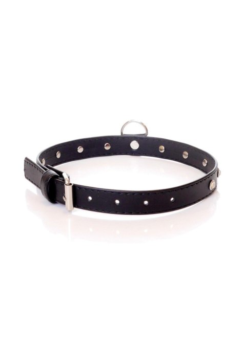 Bdsm bondage dominacja obroża 2cm skórzana srebrny Bdsm bondage dominacja obroża 2cm skórzana srebrny