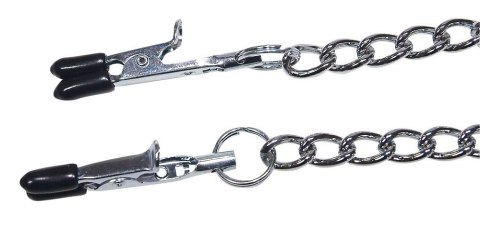 Klamry zaciski na sutki z łańcuszkiem BDSM bondage Klamry zaciski na sutki z łańcuszkiem BDSM bondage
