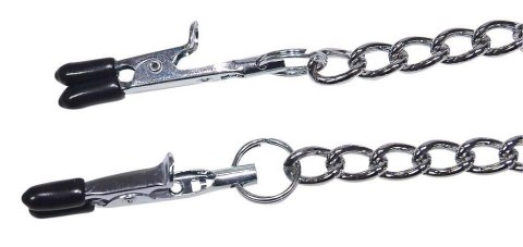 Klamry zaciski na sutki z łańcuszkiem BDSM bondage Klamry zaciski na sutki z łańcuszkiem BDSM bondage