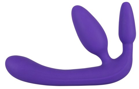 Potrójne dildo strap-on penetracja każdej dziurki Potrójne dildo strap-on penetracja każdej dziurki